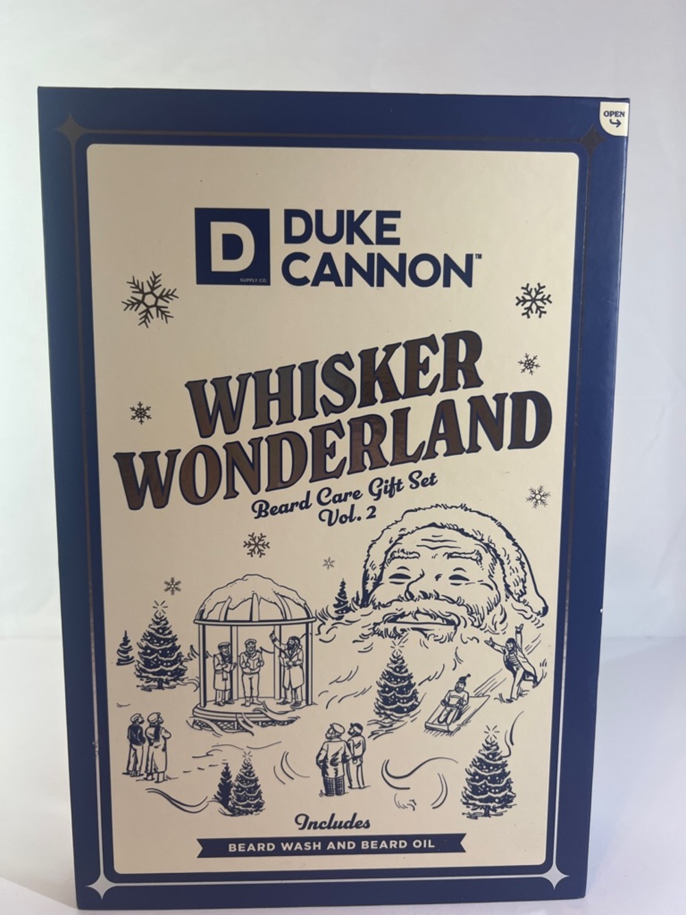 Duke Cannon Best Damn Beard Wash & Oil Gift Set - Blue